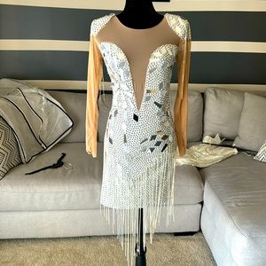 Renaissance Bejeweled Custom Made Dress. New with tags